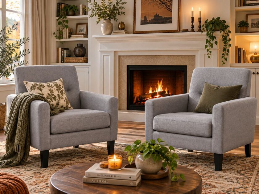 Mid Century Modern Accent Chairs Set of 2 Only $161.xx on Amazon (Reg. $270)