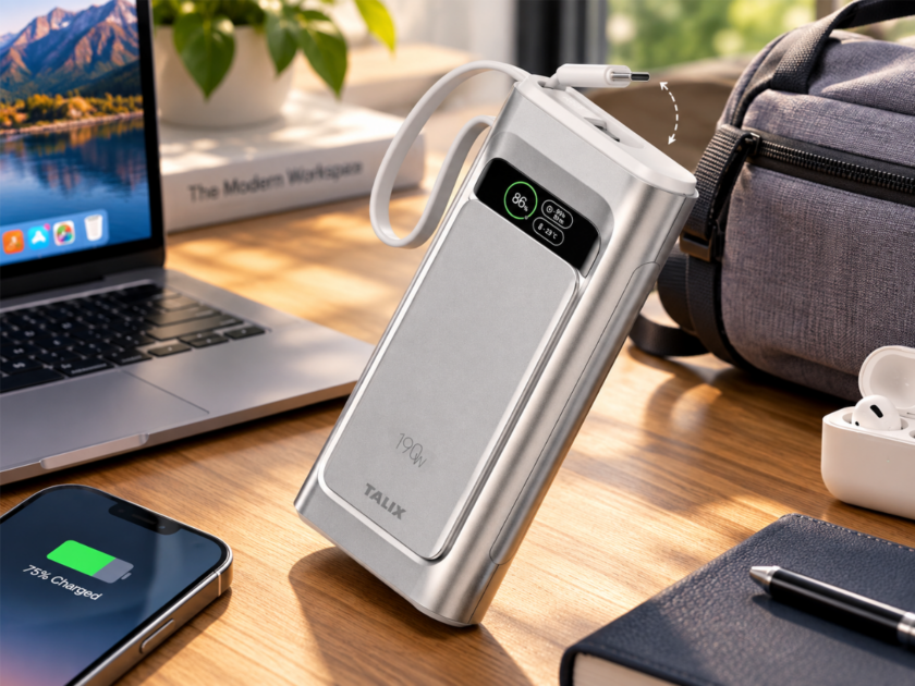 140W 3-Port 20000mAh Laptop Power Bank w/USB-C Cable for $29.xx on Amazon (Reg. $70)
