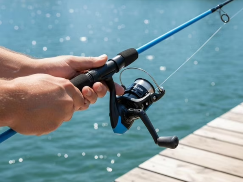 Ozark Trail Fiberglass Spinning Fishing Rod & Reel Combo Only $9.xx on Walmart