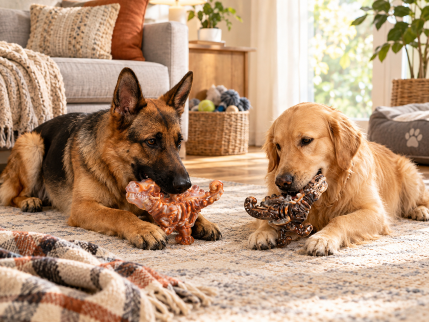 2-Pack Tough Dog Chew Toys for Aggressive Chewers Only $6.xx on Amazon (Reg $15)!