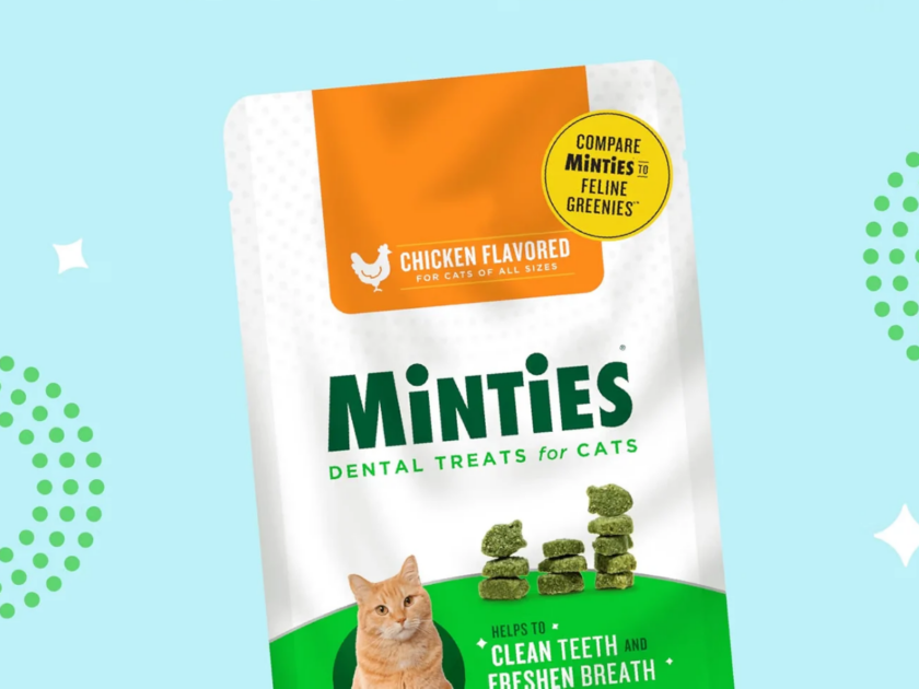 Minties Dental Treats for Cats Only $7.xx on Amazon (Reg $12)