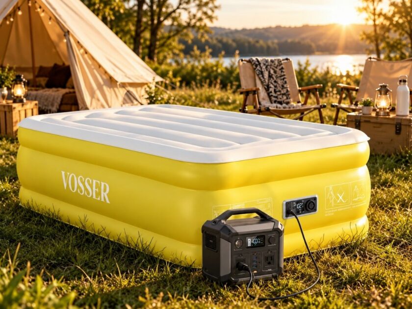 Raised Twin XL Air Mattress with Built-in Pump Only $59.xx on Amazon (Reg. $90)