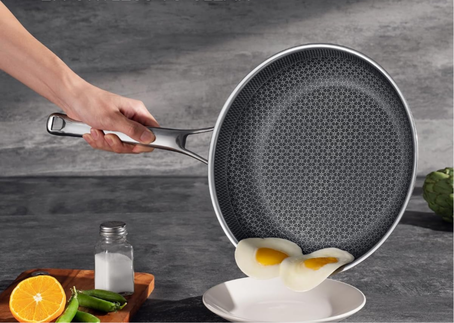 12″ Hybrid Non Stick Skillet Frying Pan w/ Lid for $23.xx on Amazon (Reg. $57)