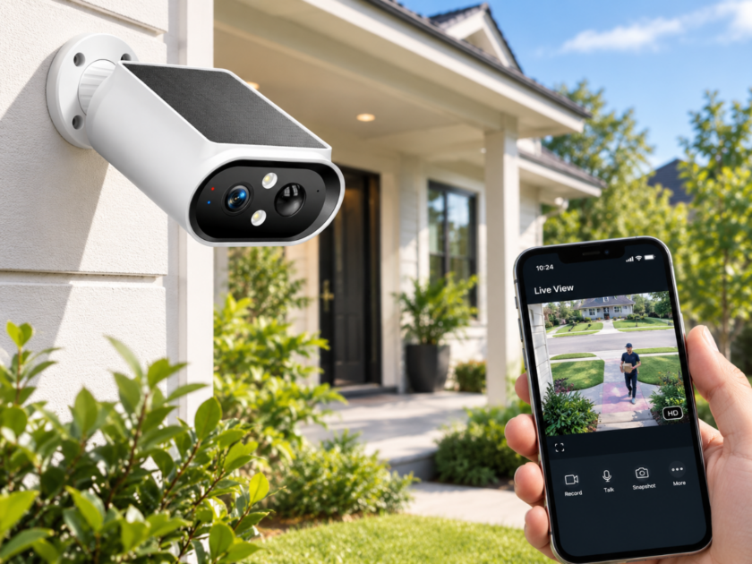 AlkiVision Wireless Outdoor Solar Security Camera Only $21.xx on Amazon (Reg $66)