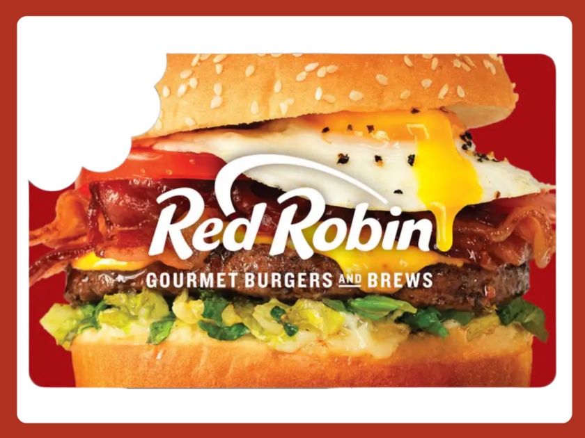 Grab a $25 Red Robin Gift Card For Only $20 at Best Buy!