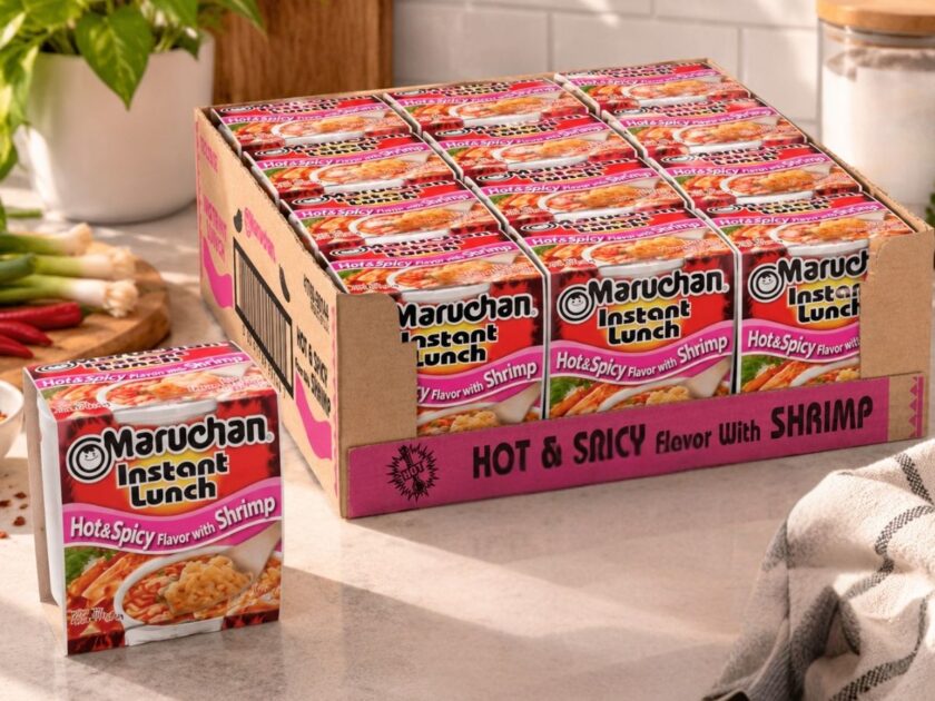 Maruchan Instant Lunch Hot & Spicy Shrimp Ramen Noodles, 12 Pack – 2 for $8.xx on Amazon (Reg. $15)