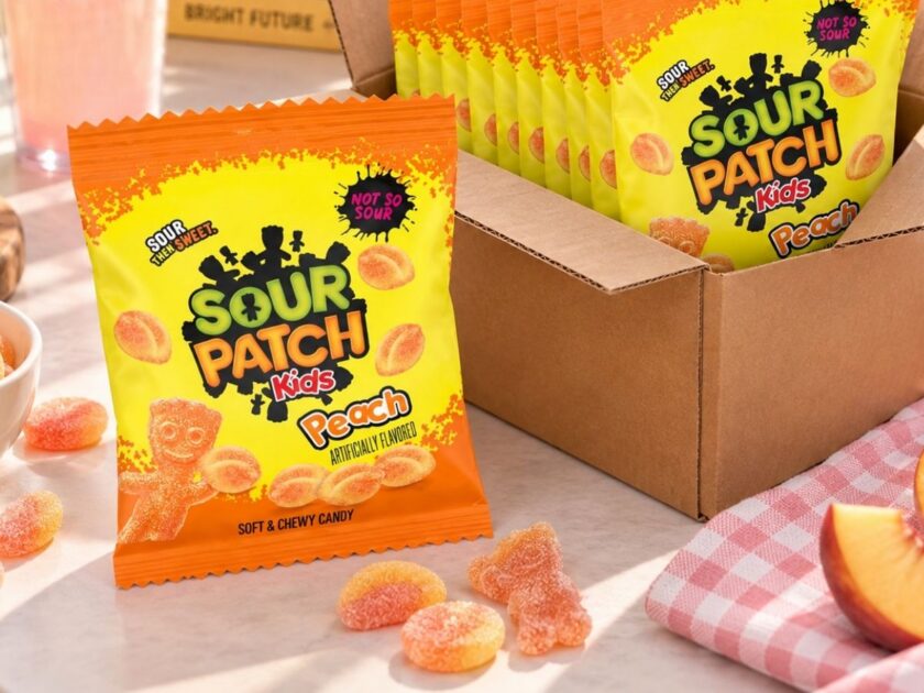Sour Patch Kids Peach Soft & Chewy Gummies, 12 Bags Only $7.xx on Amazon (Reg. $14)