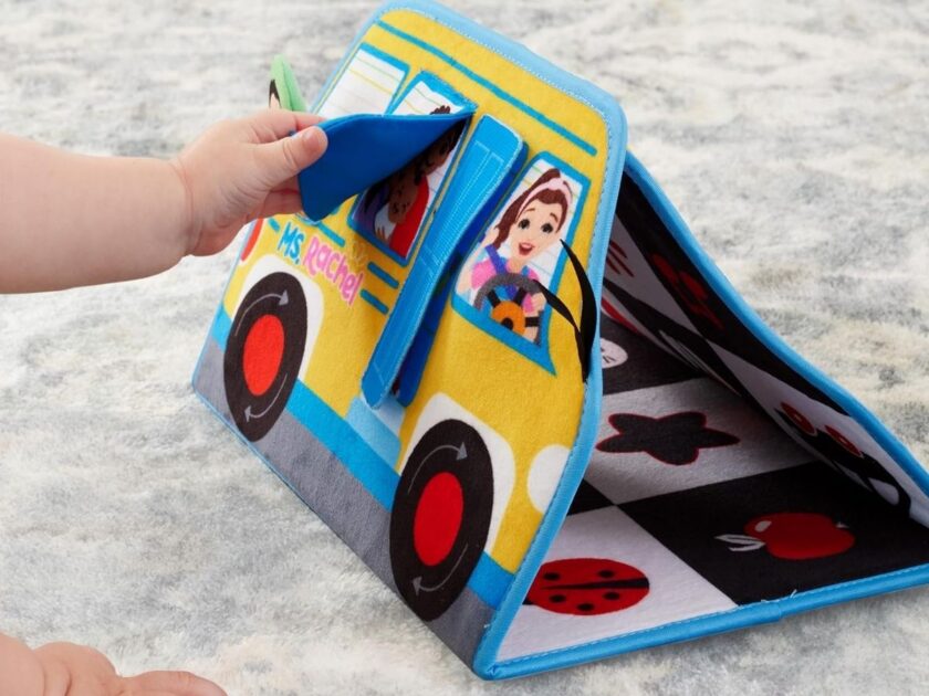 Ms. Rachel Tummy Time Folding Play Mat with Mirror Only $3.xx for Prime Members – Bonus Soft Book included!