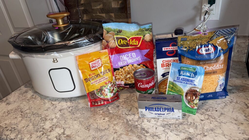 Seven Ingredients, One Cozy Crockpot Potato Soup