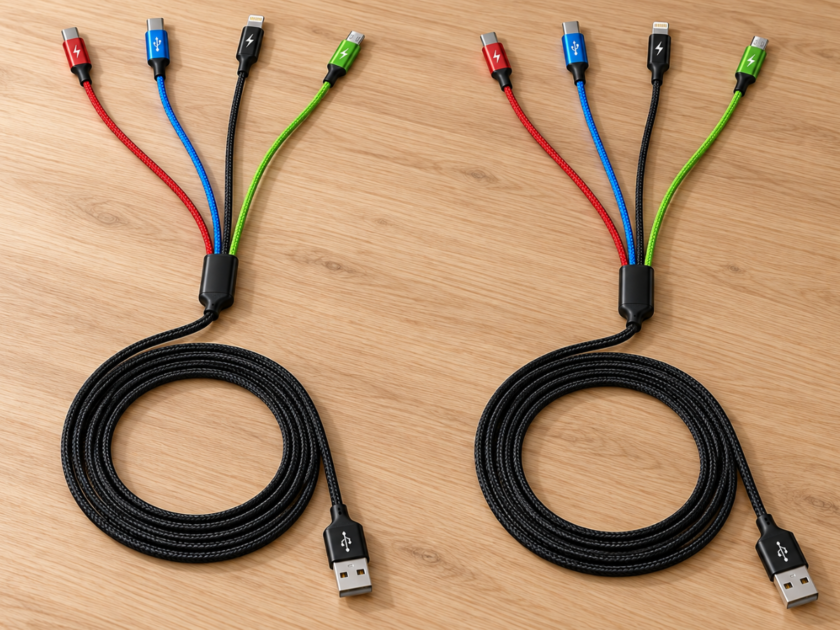 TWO 5-ft 4-in-1 Multi Charging Cables Just $7.xx on Amazon (Reg $14)