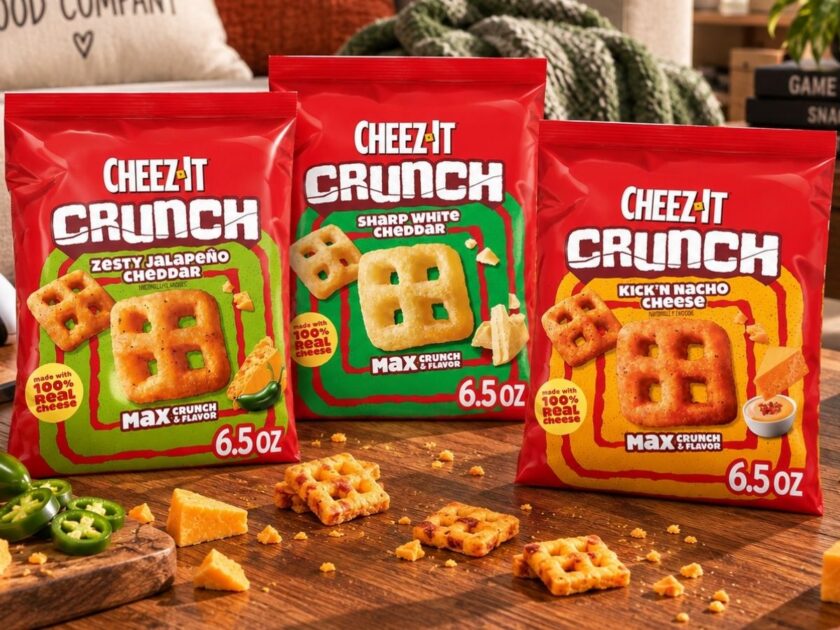 Cheez-It Crunch Cheesy Baked Snacks, 3 Bags Only $5.xx on Amazon (Reg. $16)