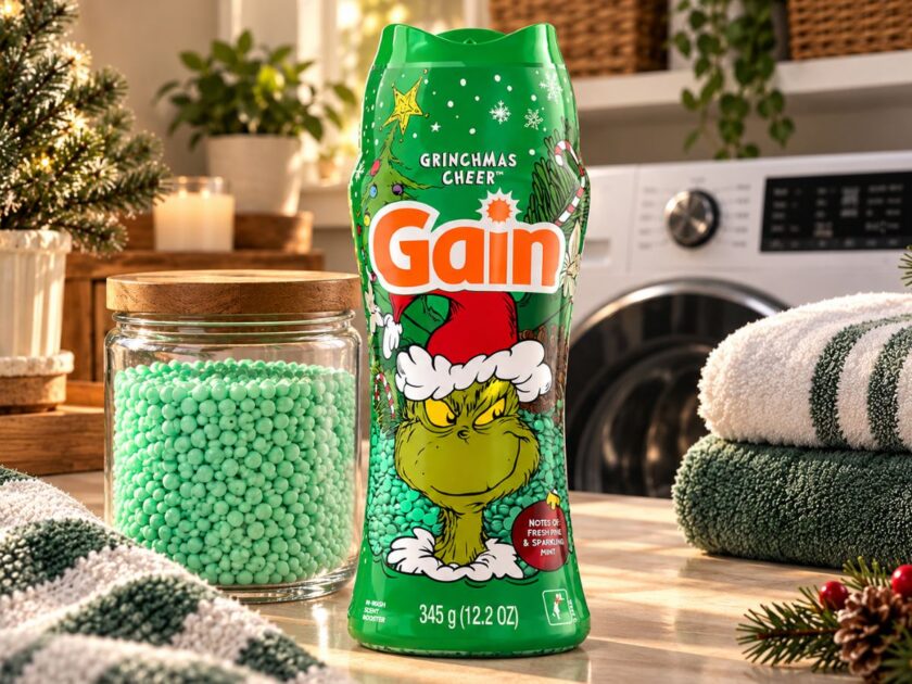 Gain Grinchmas Scent Booster Beads, 12.02 oz Only $9.xx on Amazon – Limited Edition!