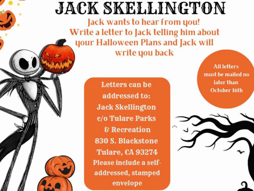 Send Letters to Jack Skellington & Receive a Letter Back from Jack Himself!