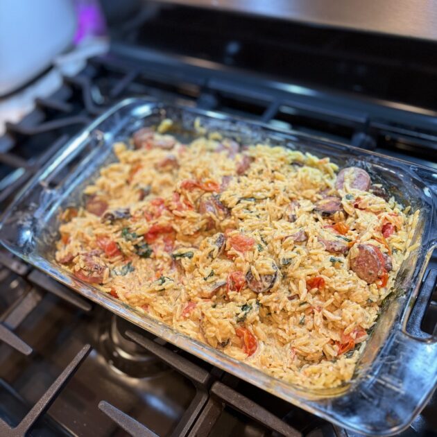 The Cozy Boursin Orzo Bake You’ll Want on Repeat
