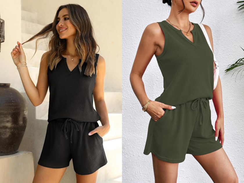 Ekouaer Women’s Two-Piece Shorts Set Only $12.xx on Amazon (Reg $30)!
