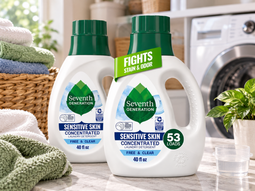 Seventh Generation Laundry Detergent Free & Clear 40oz 2 Pk Only $16.xx on Amazon (Reg $30)