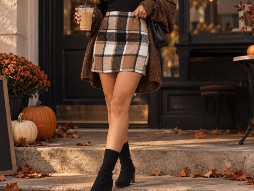 Women’s Plaid Mini Skirt for Fall Only $19.xx on Amazon (Reg. $33)