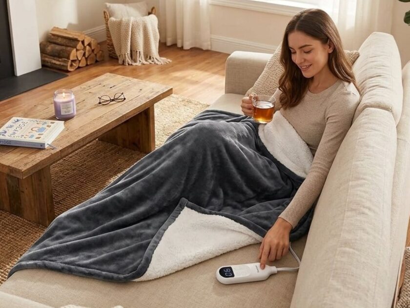 Heated Throw Blanket Only $36.xx on Amazon (Reg. $69)