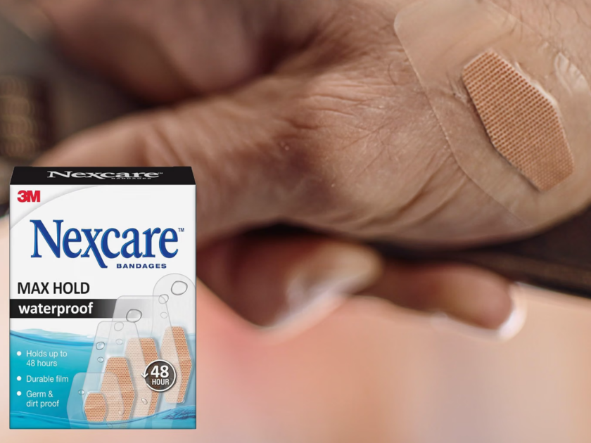 Nexcare Max Hold Waterproof Bandages 60ct Only $6.xx on Amazon (Reg $12)