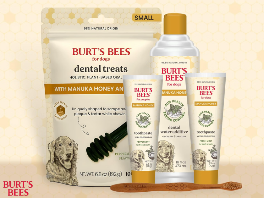 Burt’s Bees Manuka Honey Peppermint Puppy Dental Kit Only $7.xx on Amazon (Reg $13)
