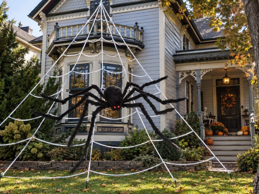 Giant Halloween Spider Web & Spider Decor Only $9.xx on Amazon (Reg. $21)