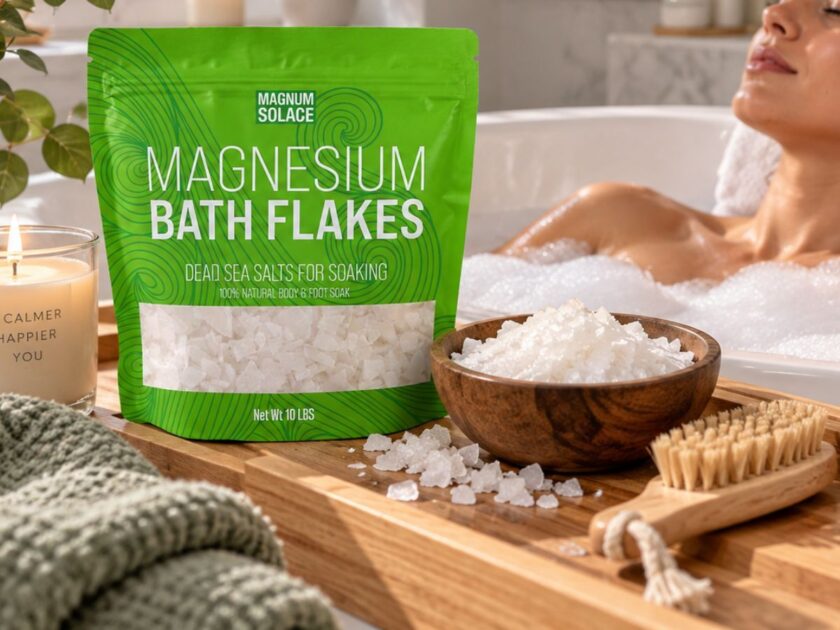 100% Pure Magnesium Bath Flakes, 10lb Bag Only $17.xx on Amazon (Reg. $40)
