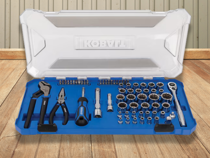 Kobalt 65-Piece Mechanics Tool Set w/ Case Only $34.xx at Lowe’s (Reg $70)!