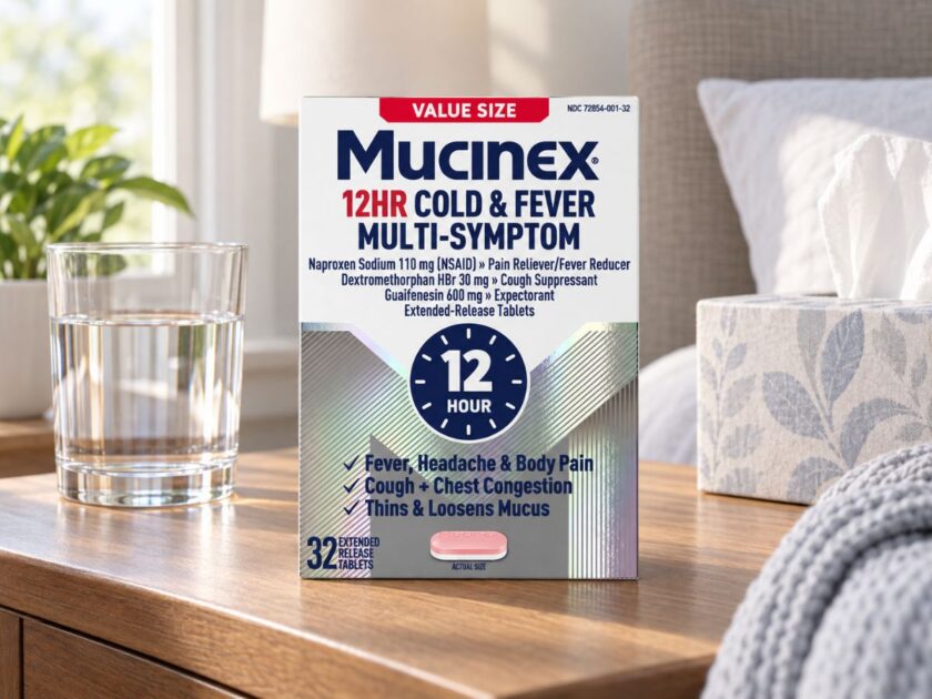 Mucinex 12-Hour Cold and Flu Medicine 32-Pack Just $11.xx on Amazon (Reg. $17)