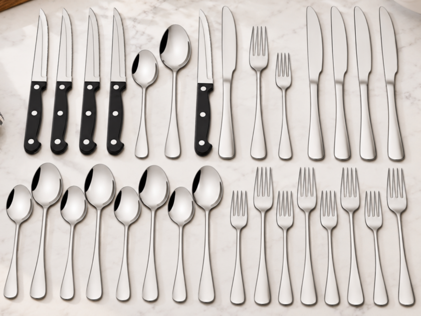 NULAS 24-Piece Silverware Set Only $13.99 at Walmart (Reg. $90)