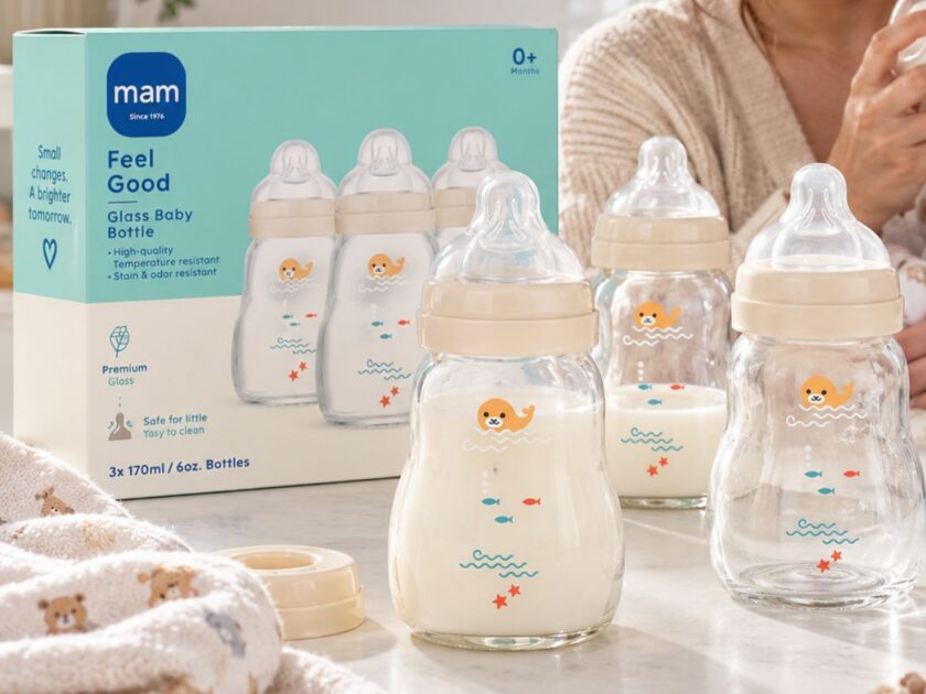 6oz Pure Glass Anti-Colic Baby Bottles, 3 Pack Only $16.xx on Amazon (Reg. $30)