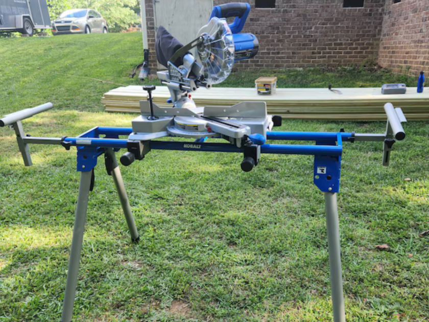 Kobalt Compact Single Bevel Sliding Compound Corded Miter Saw Only $119 at Lowes (Reg $199)