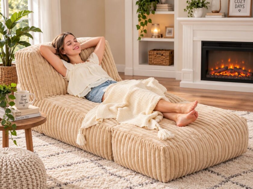 Large Corduroy Bean Bag Chair Only $100 on Amazon (Reg. $156)