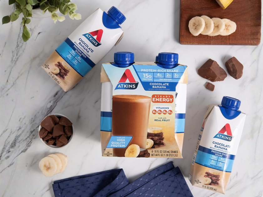 Atkins Chocolate Banana High Protein Shake 12ct Only $17.xx on Amazon (Reg $26)