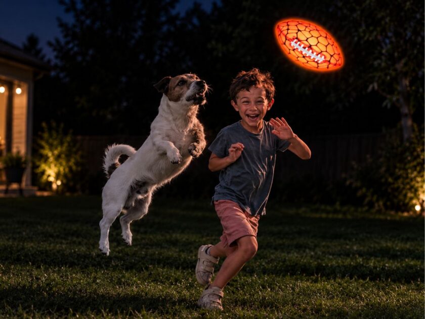 Glow in The Dark Football for Kids & Teens Only $15.xx on Amazon (Reg. $26)
