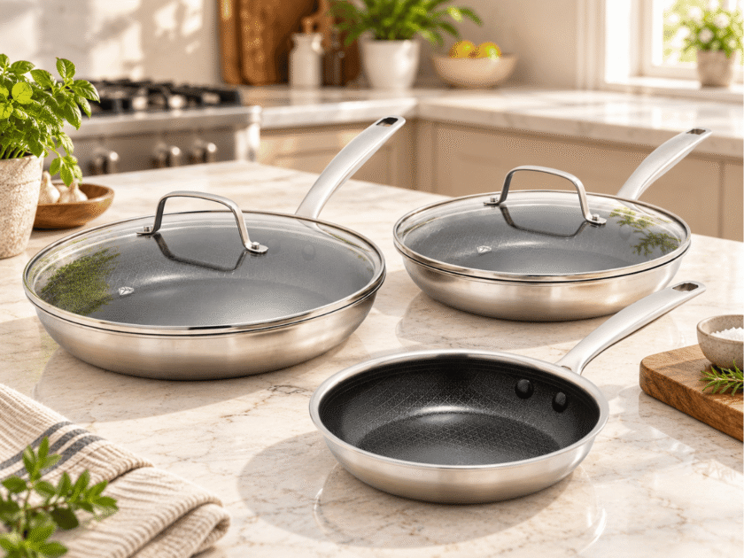 Blue Diamond 5-Piece Non-Stick Frying Pan Set Just $23 at Walmart (Reg $60)