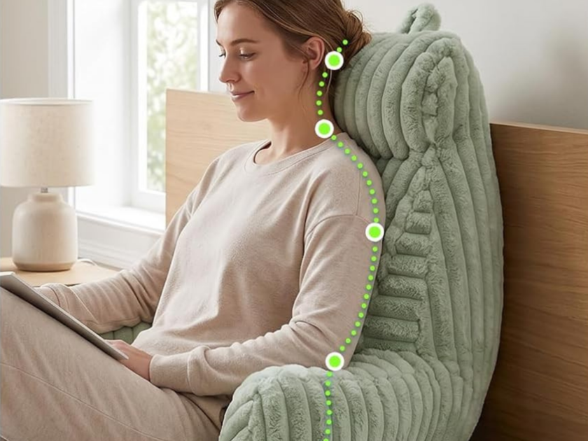 Faux Fur Reading Pillow Only $38.xx on Amazon (Reg $60)