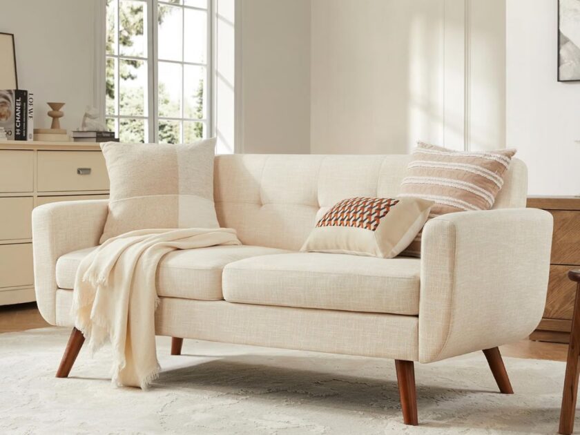 Mid Century Modern Loveseat Sofa Only $161.xx on Amazon (Reg. $246)