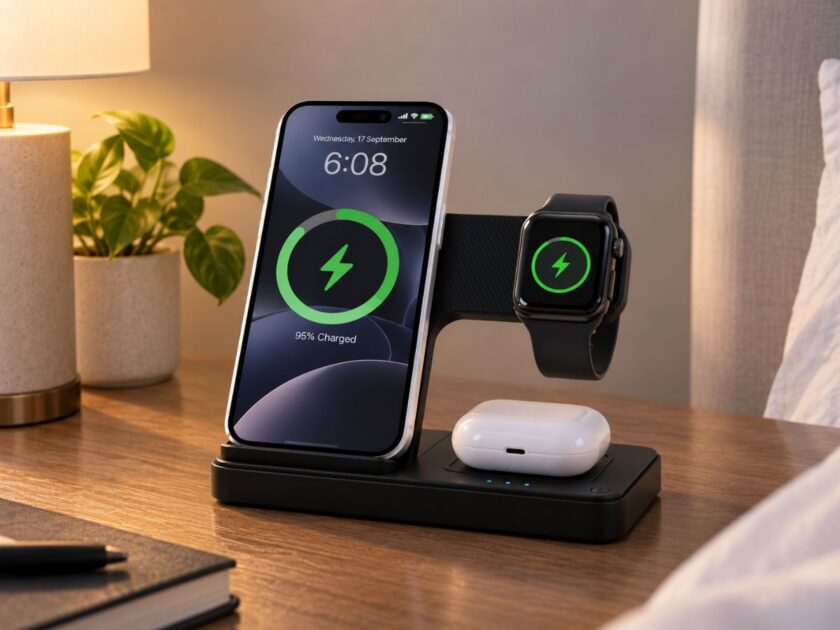 Wireless Charging Station for Apple Devices Only $9.xx on Amazon (Reg. $18)