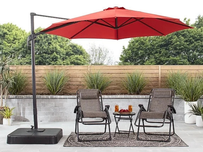 Mainstays 10-Foot Patio Umbrella with Base Only $86.xx at Walmart (Reg $247)