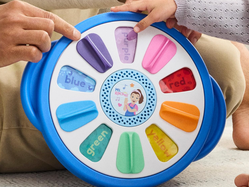 Ms. Rachel Spin Along Learning Wheel Only $7.xx on Amazon (Reg $14)