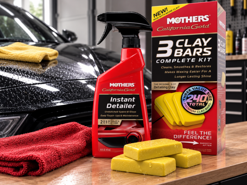 Mothers California Gold 3 Clay Bar Complete Kit Only $20.xx on Amazon (Reg $35)