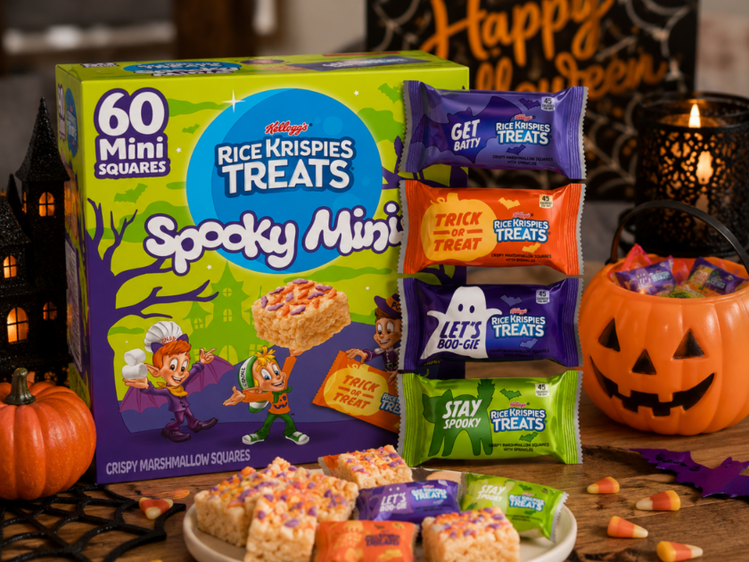 Halloween Rice Krispies Treats Mini Crispy Marshmallow Squares 60ct Only $8.xx on Amazon (Reg $11)