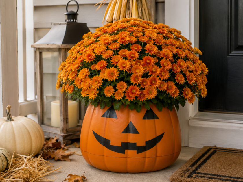 Expert Gardener Mum Planters From $32 at Walmart – New Halloween Designs!