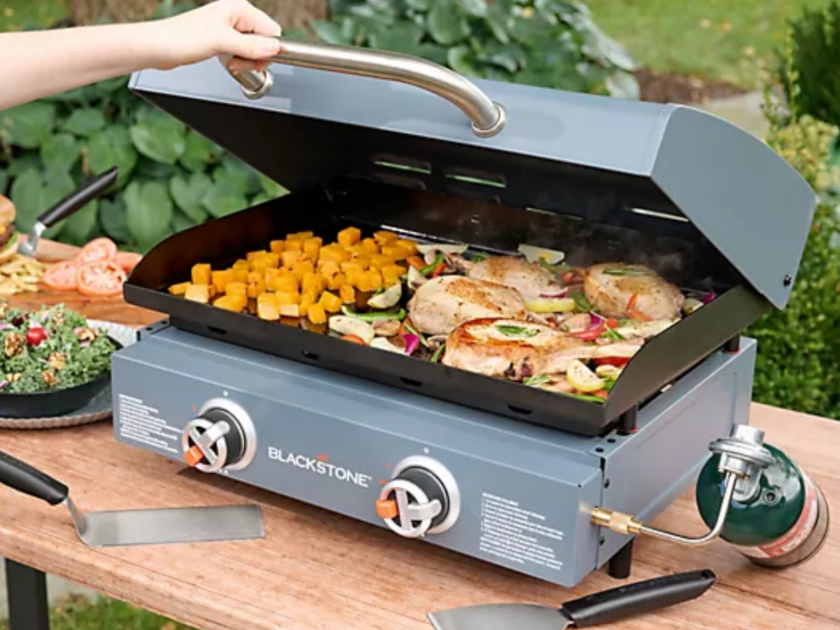 Blackstone 22″ Omnivore Tabletop Griddle with Hood Bundle Only $169 at QVC (Reg $249)