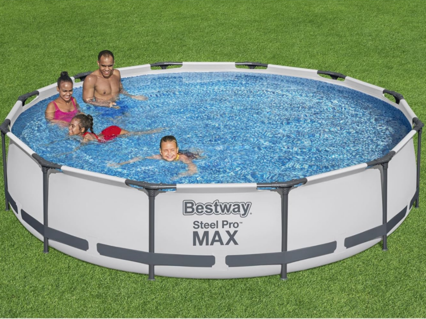 Bestway Steel Pro MAX Above Ground Pool with Filter Pump Only $95 on Amazon (Reg. $158)