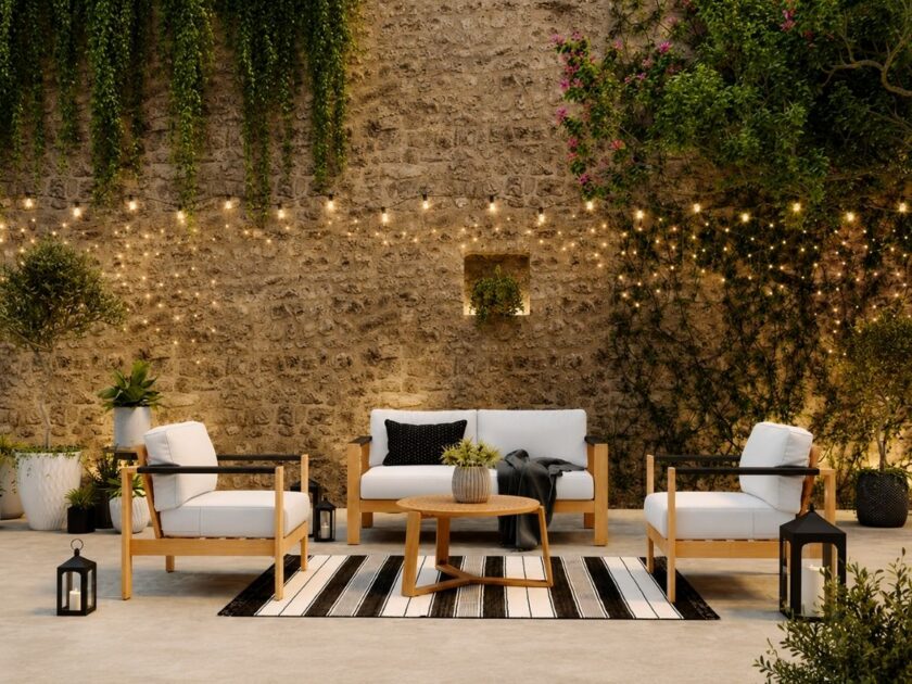 Better Homes & Garden 4-Piece Outdoor Wood Patio Furniture Set Only $649 at Walmart (Reg. $1,298)