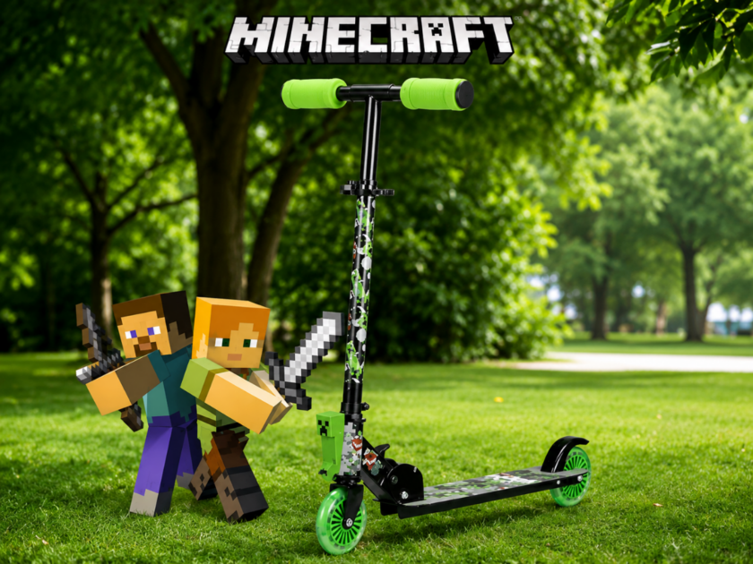 Voyager Minecraft 2 Wheel Kick Scooter Only $19.xx on Amazon (Reg. $50)