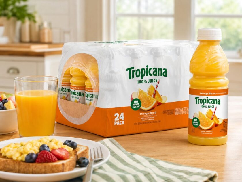 Tropicana Orange Juice Blend, 24 Pack Only $13.xx on Amazon (Reg. $25)