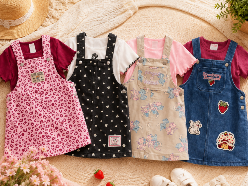New Toddler and Big Girls Character 2-Piece Sets – Hello Kitty, Minnie Mouse & More