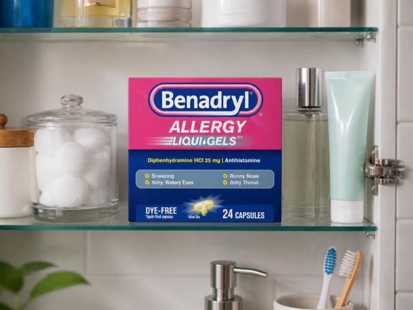 Benadryl Liqui-Gels Allergy Medicine 24ct Only $3.xx on Amazon (Reg $9)